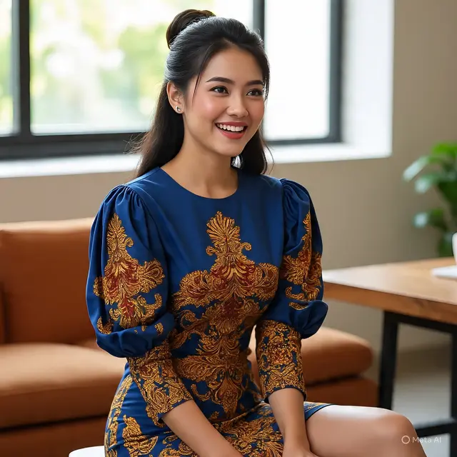Model Batik Wanita Bodycon