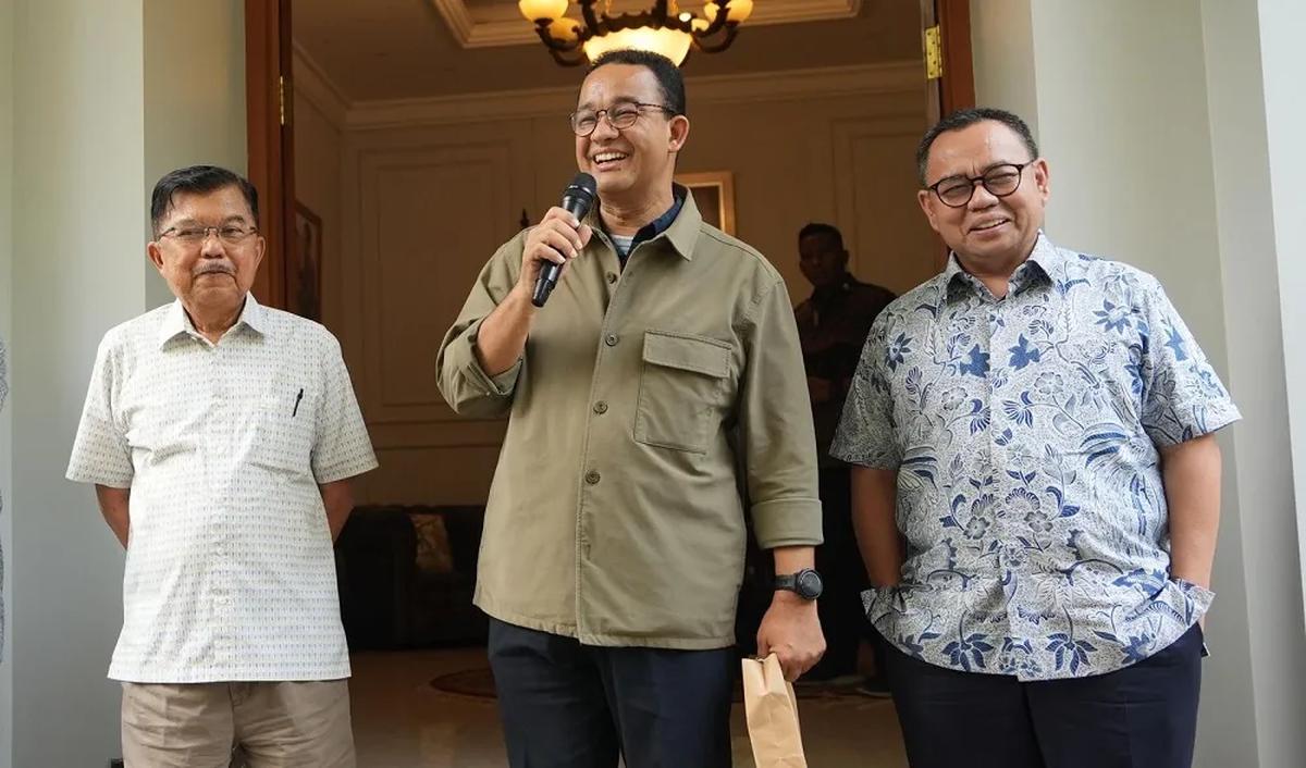 JK mengingatkan soal pengaruh dari asing soal ekonomi. JK salah satunya menyinggung pengaruh China yang cukup besar di Indonesia.<br>