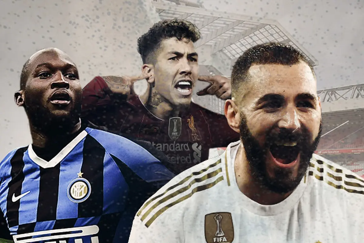 Romelu Lukaku, Roberto Firmino dan Karim Benzema