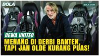Dewa United Menang atas Persita, Tapi Jan Olde Punya Catatan