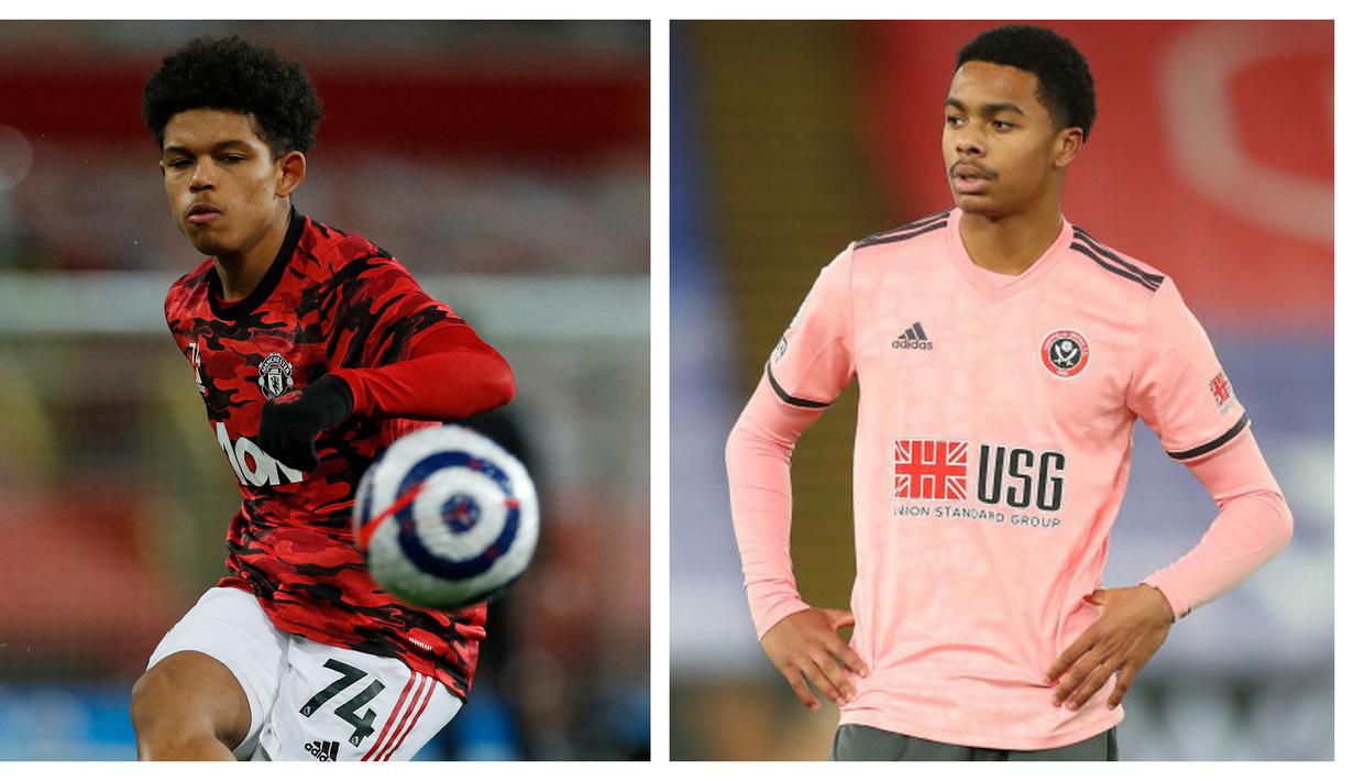 Premier League musim 2020/2021 telah usai dengan menyisakan rekor-rekor yang menarik untuk dicermati. Salah satunya adalah rekor pemain termuda. Meski kebanyakan tampil sebagai pemain pengganti, itu sudah cukup sebagai pengalaman berharga. Berikut 5 di antaranya. (Kolase Foto AFP )