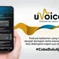 Fitur podcast uVoice di aplikasi muslim Umma mungkinkan pendakwah dan pembuat konten Islami untuk menggaungkan dakwahnya kepada lebih banyak orang (Foto: Umma).