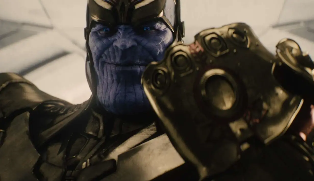 Dengan misi memusnahkan setengah populasi di dunia, ia pun melakukan segala cara untuk mengumpulkan Infinity Stones. (Marvel Cinematic Universe)