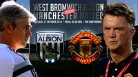 West Bromwich Albion vs Manchester United (Liputan6.com/Ari Wicaksono)