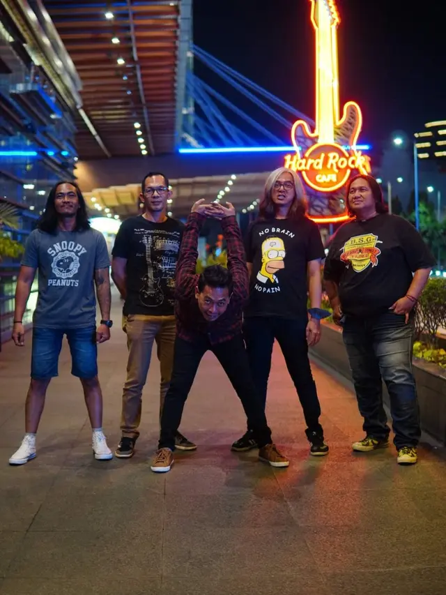The Kulums, band grunge asal Jakarta beranggotakan: Moa (vokal), Tedonk (gitar), Temi (gitar), Cnoe (drum), Deni (bass). (Istimewa)