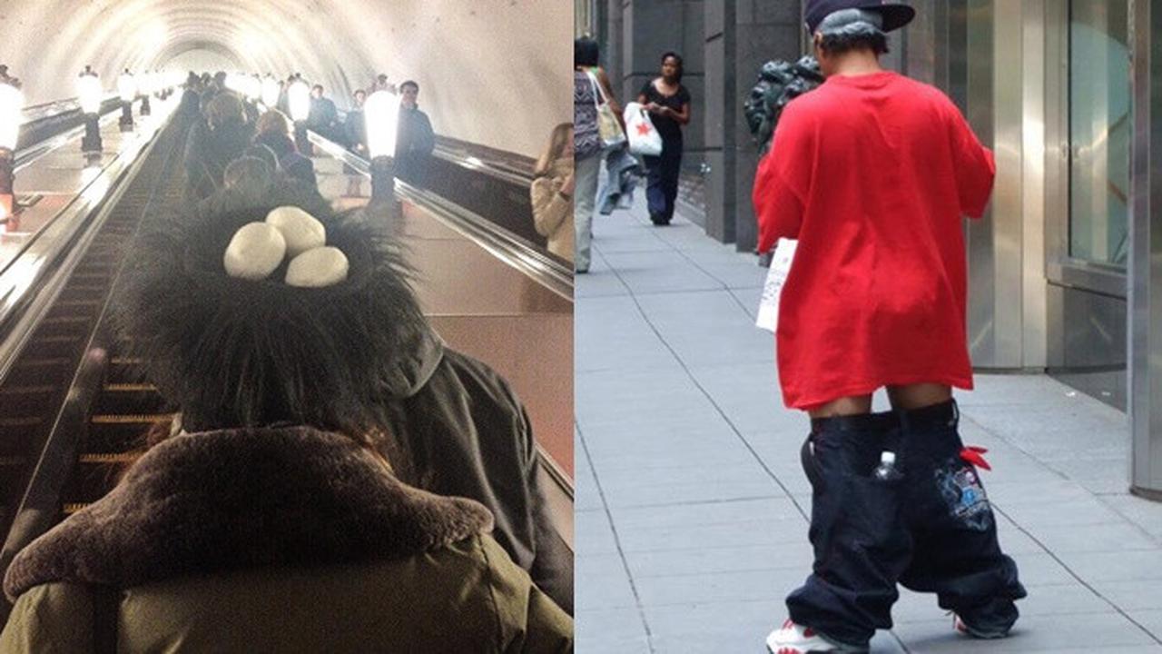 6 Gaya Fashion Nyentrik di Tempat Umum Ini Bikin Kamu Geleng Kepala