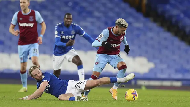 Everton Tumbang dari West Ham United di Goodison Park