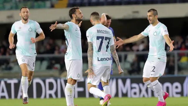 Foto: Jelang Bentrok di Semifinal Liga Champions, AC Milan Bermain Imbang Lawan Tim Degradasi dan Inter Menang Besar