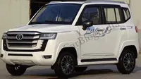 Toyota Land Cruiser LC300 disulap menjadi mobil city car