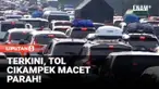 Memasuki H-2 Lebaran, arus mudik di ruas Tol Jakarta-Cikampek wilayah Karawang, Jawa Barat, pada Kamis kian padat. Kemacetan terjadi di sejumlah titik, terutama di pertemuan Tol Layang MBZ dan jalur tol bawah, yang membuat laju kendaraan tersendat.
