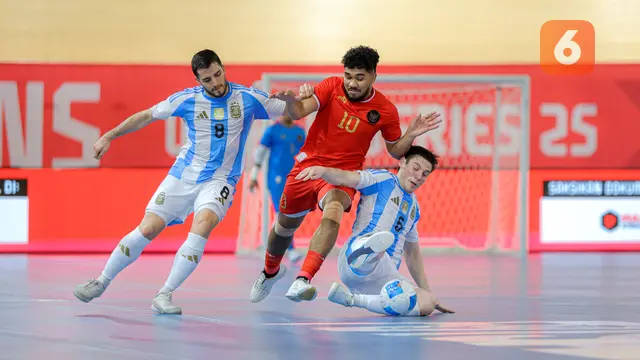 Timnas Futsal Indonesia Vs Timnas Futsal Argentina.