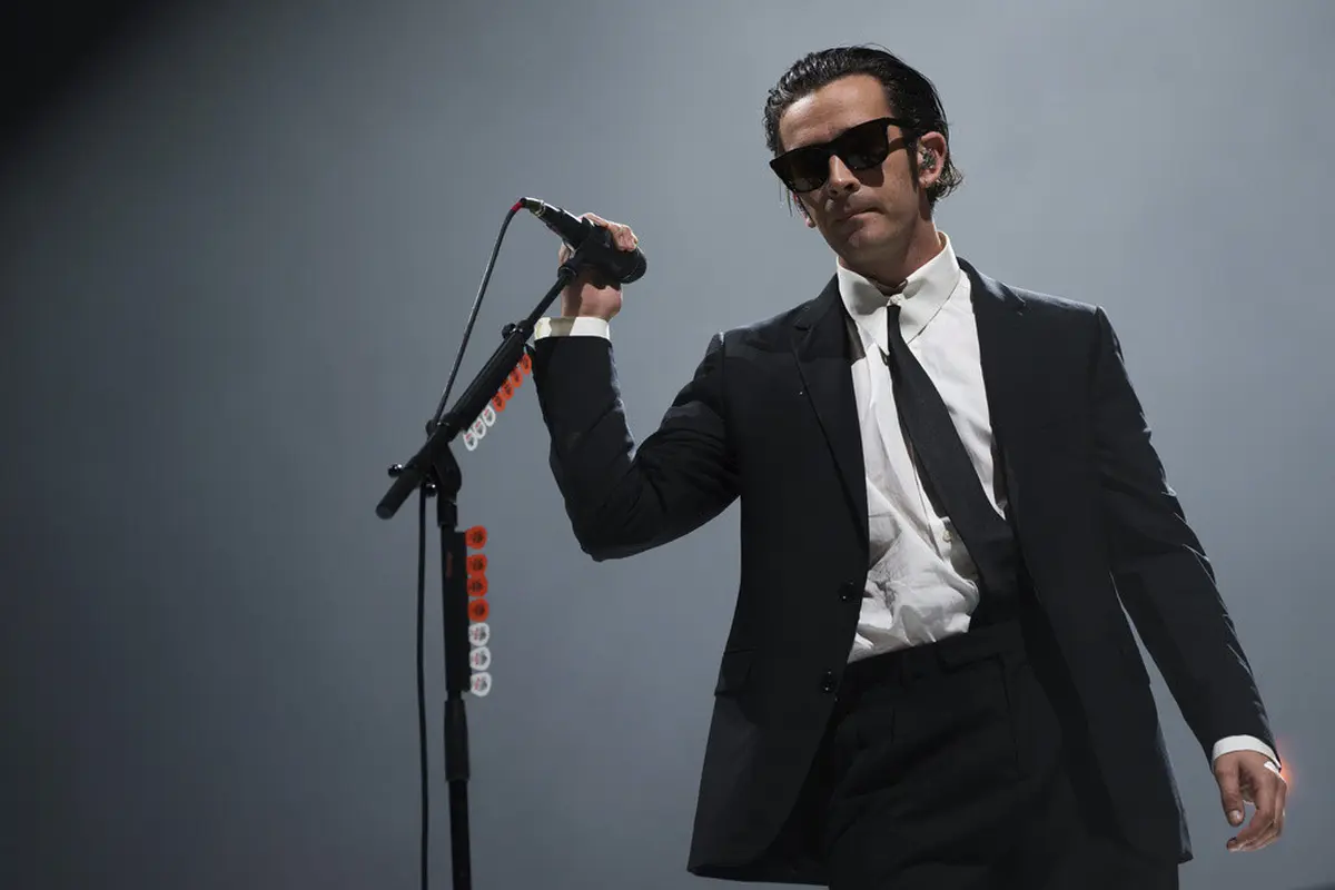 Matty Healy, vokalis The 1975. (Scott Garfitt/Invision/AP, file)