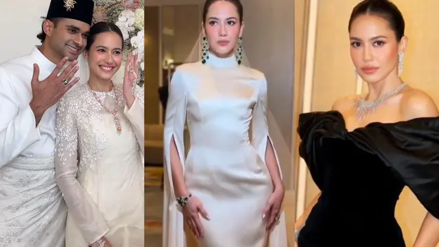 Inspirasi Baju Pengantin Pevita Pearce yang ala Melayu hingga Gaun Glamor