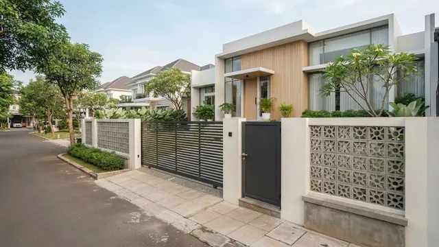 Ide Pagar Rumah Hemat Material