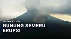 Siaga! Gunung Semeru Erupsi