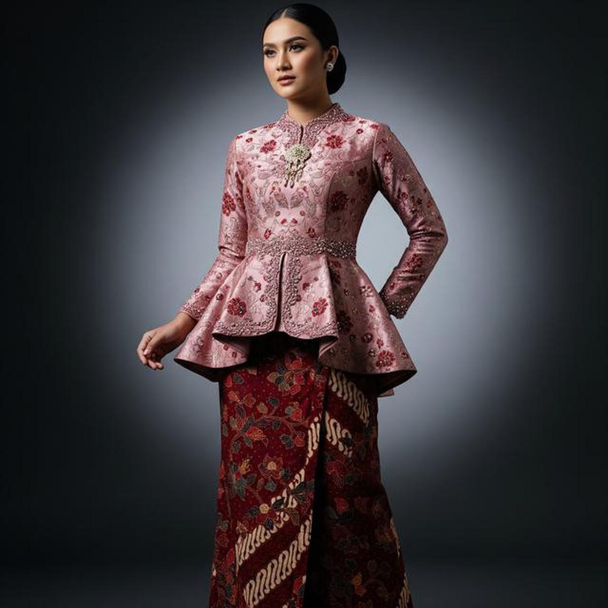 7 Padu Padan Warna Atasan Brokat Bawahan Batik yang Lagi Tren 2025, Kombinasi Modern &amp; Elegan