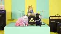 Brand penyedia layanan beli sekarang, bayar nanti, Atome, melibatkan tiga kucing imut di promo Get It Week. (dok. Atome)