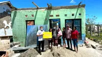 BTN menyalurkan bantuan untuk perbaikan lebih dari 150 rumah di Kupang Nusa Tenggara Timur (NTT).