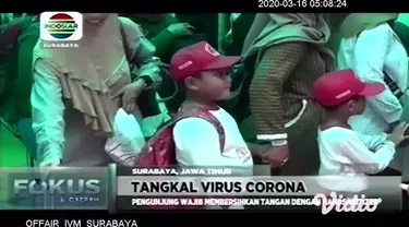 Kebun Binatang Surabaya (KBS) tetap buka di tengah kekhawatiran penyebaran virus corona. Pengunjung pun masih ramai seperti di hari normal.