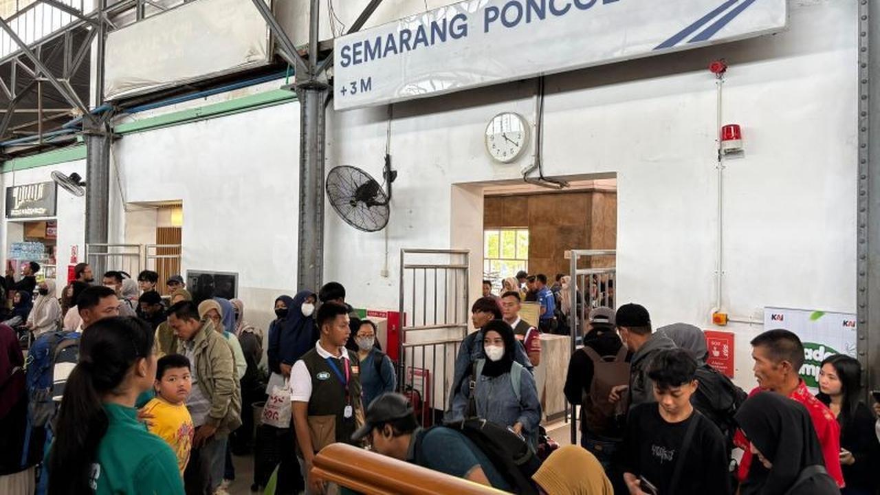 KAI Daop 4 Semarang Catat 109 Ribu Lebih Pemudik Tiba Sejak Awal Masa Angkutan Lebaran 2026