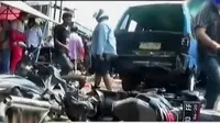 Bus Kota Tabrak Angkot hingga Uji Coba Rudal Balistik Korut 