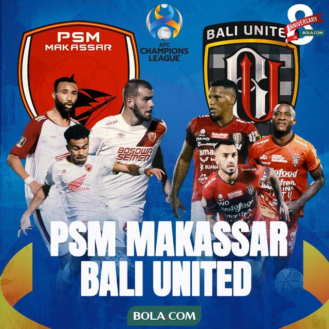 Liga Champions Asia - PSM Makassar Vs Bali United