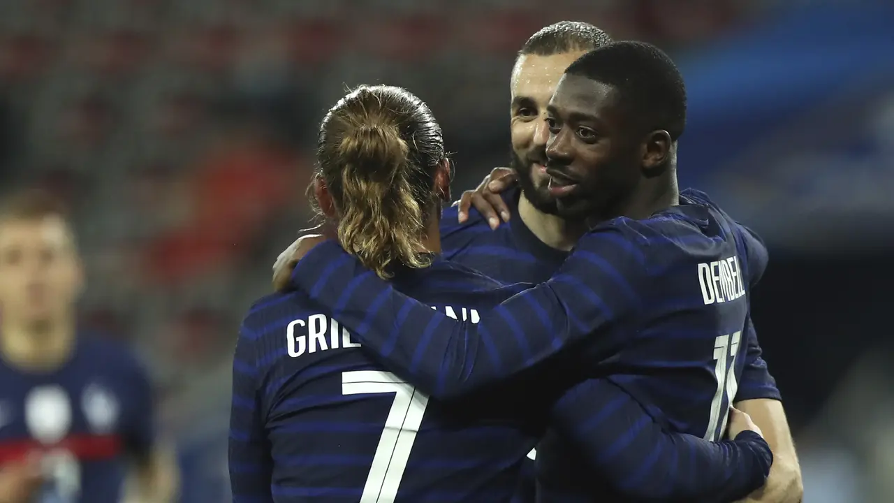 FOTO: Benzema Gagal Penalti, Prancis Cukur Wales 3-0 dalam laga Uji Coba Menjelang Euro 2020