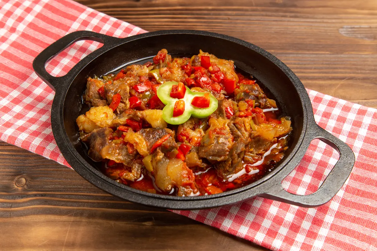 oseng daging ayam pedas