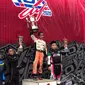 Qarrar Firhand Ali berhasil menjadi juara kadet pada kejurnas gokart putaran pertama (istimewa)