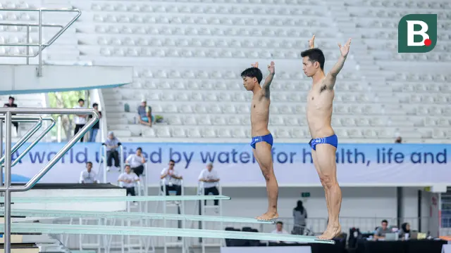 Foto: Penampilan Kompak Pasangan Andriyan dan Yudha dalam Lompat Indah IOAC 2025, Siap Beri Penampilan Terbaik di SEA Games