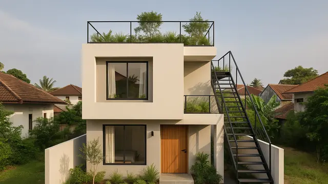 Desain Rumah Minimalis 7×9 Tren 2025 Favorit Generasi Muda/Ilustrasi AI