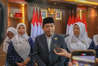 Ketua DPRD Jakarta Khoirudin menerima audiensi Himpaudi Jakarta. (Foto: Tim Humas DPRD Jakarta)