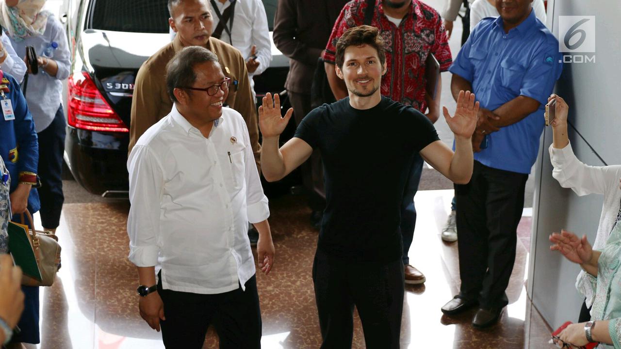 Pendiri Telegram Temui Kemkominfo