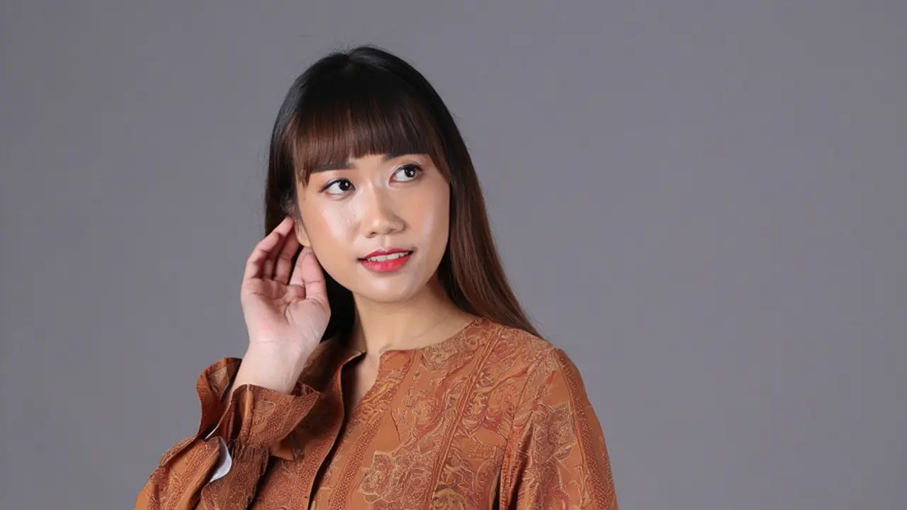 Model Blouse Batik Lengan Kerut Cotton Premium