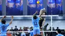 Mereka sempat unggul pada set pertama dengan skor 25-19. Namun, mereka kehilangan angka setelah dua set selanjutnya, (18-25) dan (21-25). (Dok. PBVSI)