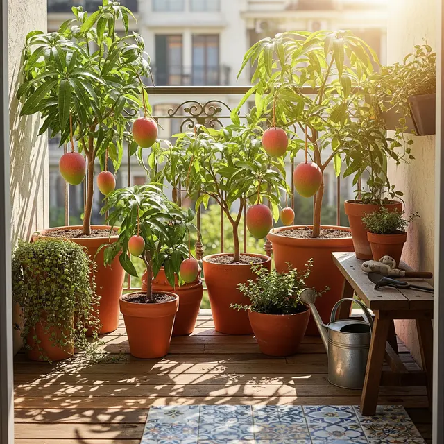 Tanaman Buah Mini untuk Balkon yang Terkena Sinar Matahari Penuh (Image by Gemini AI)
