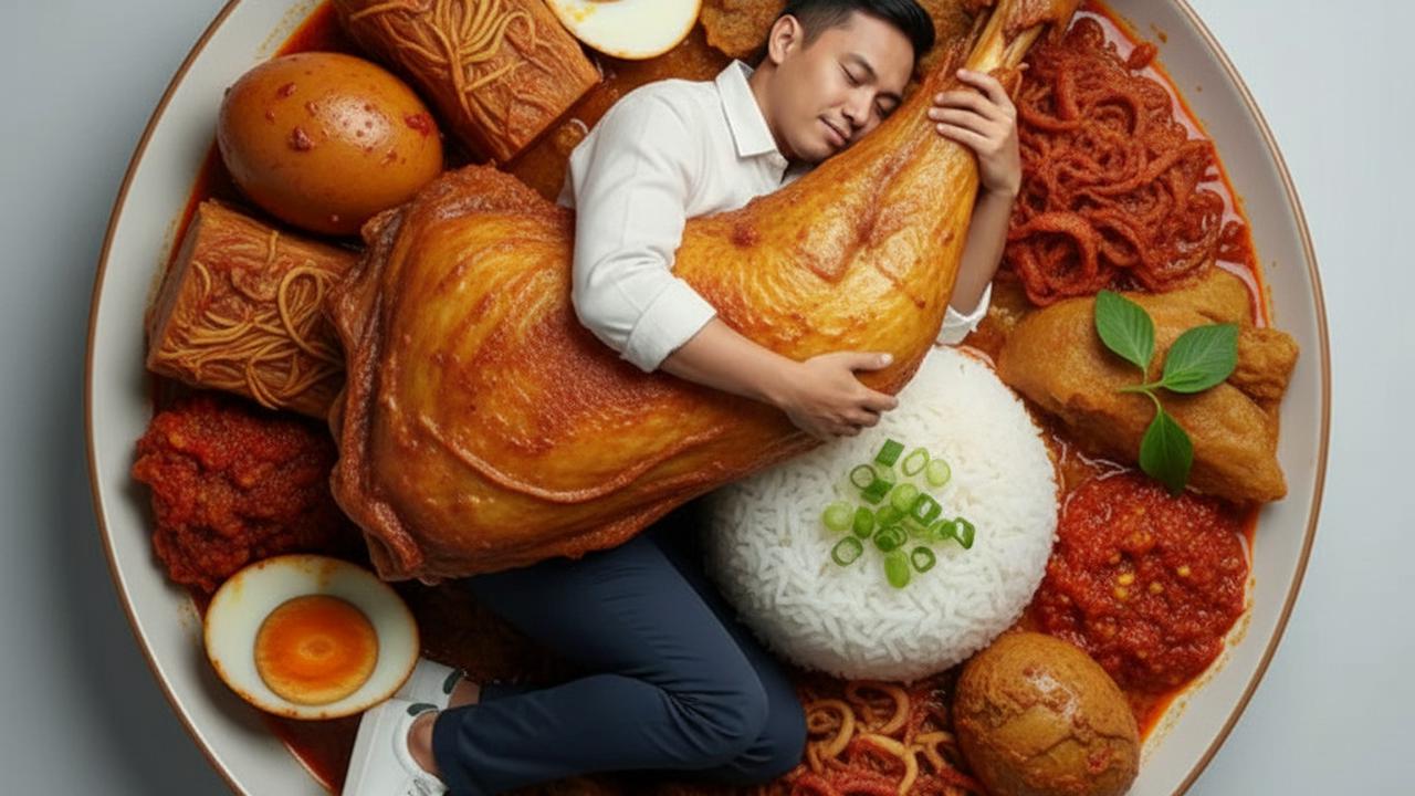 Prompt Gemini AI Menyatu dengan Makanan