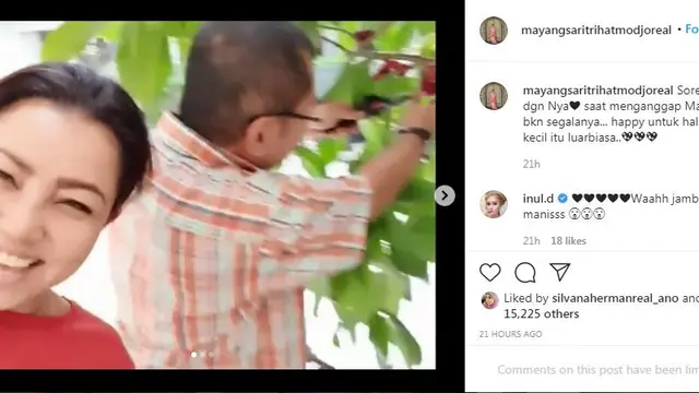Mayangsari dan Bambang Trihatmodjo