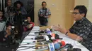 Hasto Kristiyanto membenarkan adanya pertemuan antara Abraham Samad dengan para petinggi partai politik terkait pencalonan calon wakil presiden pada pilpres 2014, Jakarta, Kamis (22/1/2015). (Liputan6.com/Herman Zakharia) 