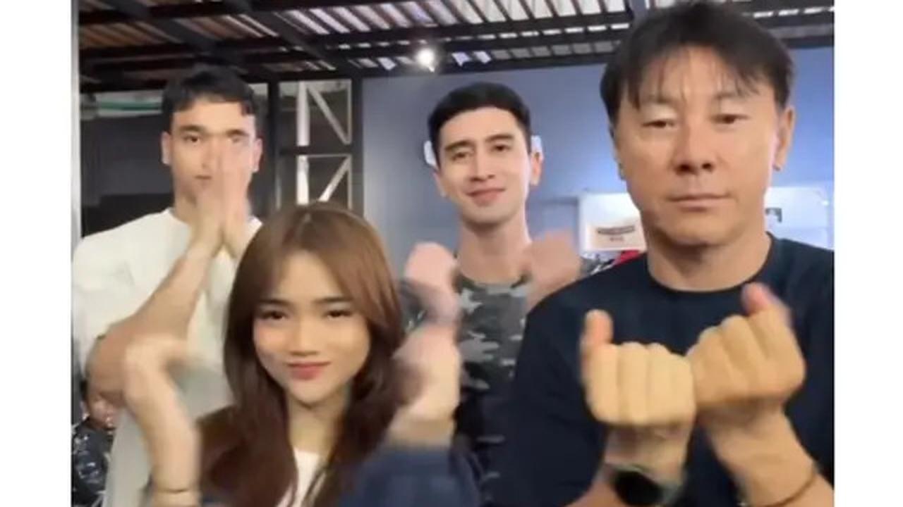 7 Potret Fuji dan Verrell Olahraga Bareng Shin Tae-yong, Diajari Tren Velocity