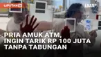 Seorang pria di Kutai Kartanegara, Kalimantan Timur, buat geger. Ia mengamuk dan mengancam sekuriti bank di Handil 2, Muara Jawa pada Kamis (26/9/2024). Pelaku merusak pintu kaca dan ATM dengan membawa senjata tajam.