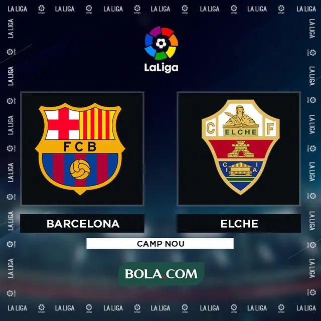 La Liga - Barcelona Vs Elche