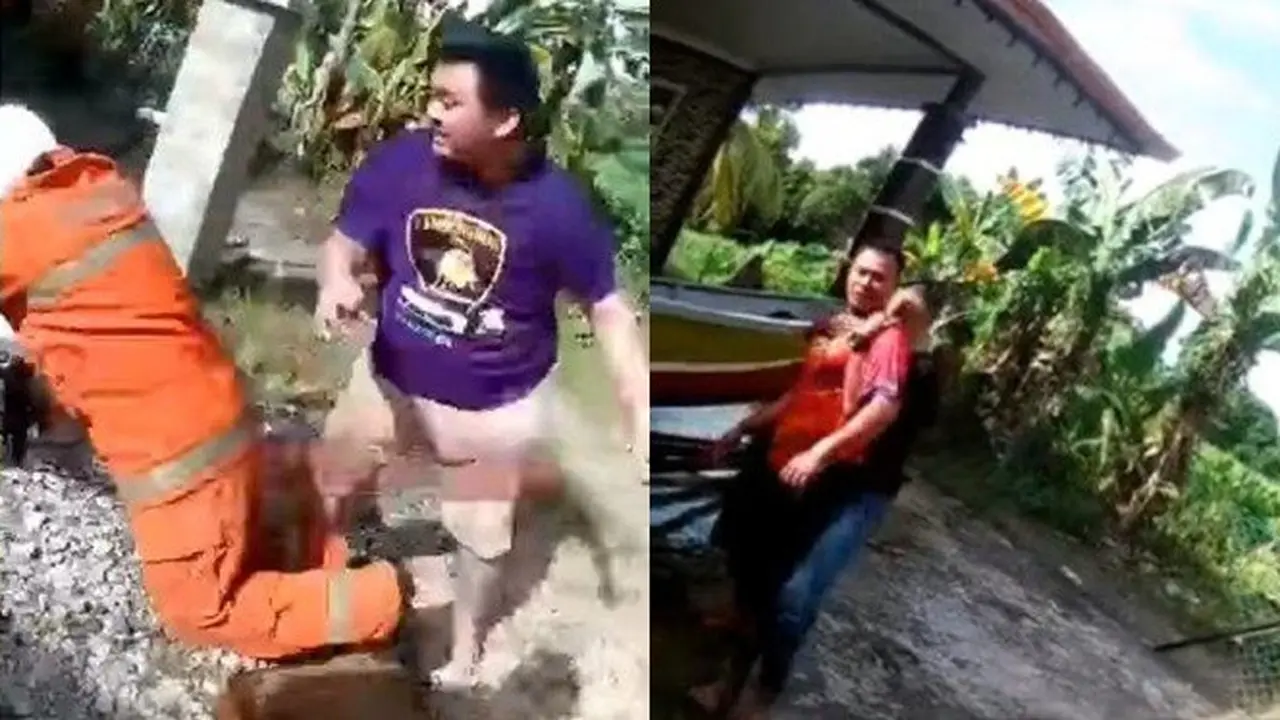 Viral Video Petugas Damkar Kena Amuk Warga Karena Diduga Telat Datang