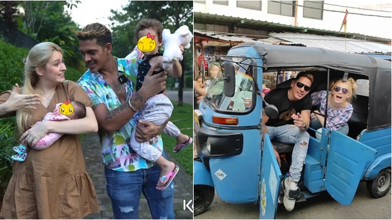 Beri Nama Unik ke Anak Kedua, Ini 6 Potret Kompak Robby Shine dan Nastasya Shine