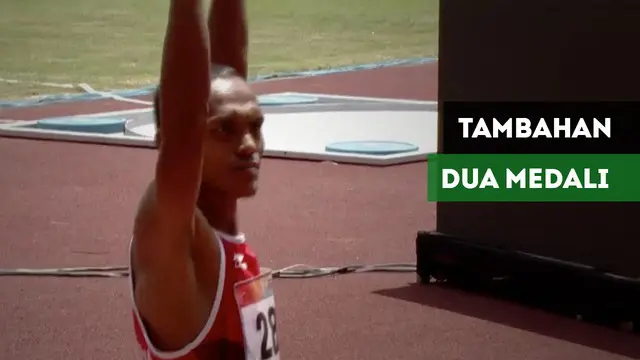Berita video dua atlet para atletik Indonesia sumbang medali dari nomor lari putra 200M T20.