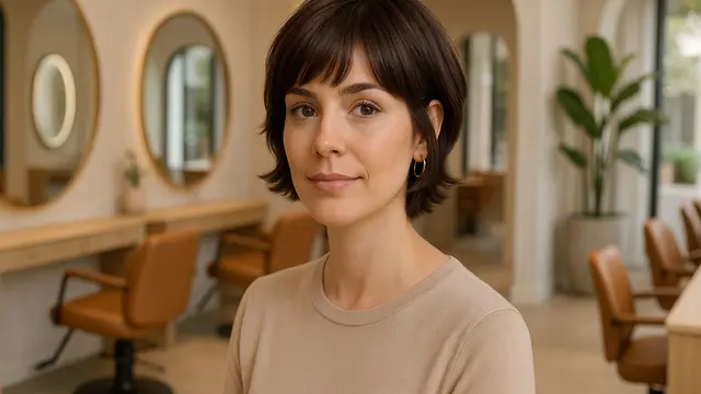 Rambut Model Butterfly Pendek untuk Wanita Karier Usia 30an