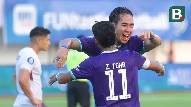 Foto: Semangat Membara Ryuji Utomo Saat Membawa Persita Tumbangkan Persik di BRI Liga 1