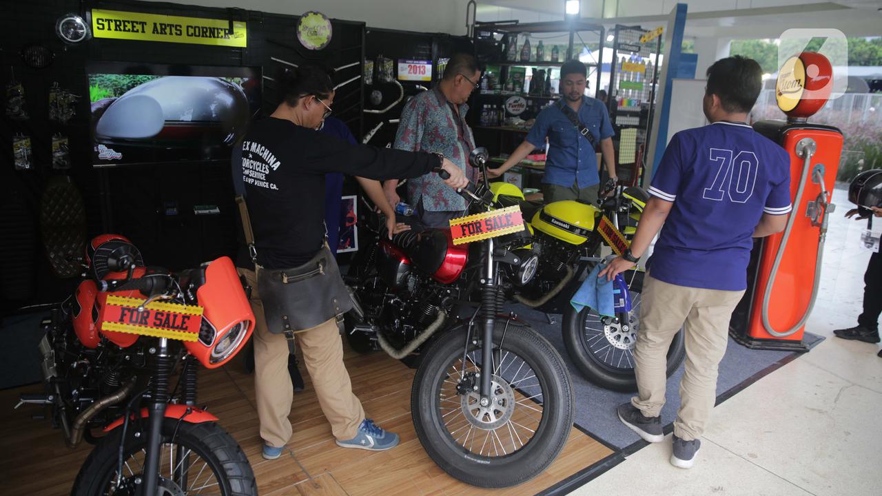 Deretan Motor Modifikasi Dipamerkan di IIMS Motobike Expo 2019