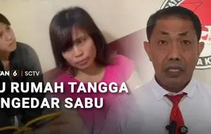 Miris! Ibu Rumah Tangga Pakai Sabu di depan Anak Balitanya