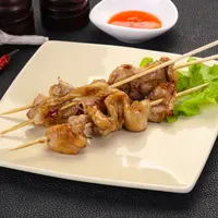 Ilustrasi sate kulit ayam./Copyright shutterstock.com